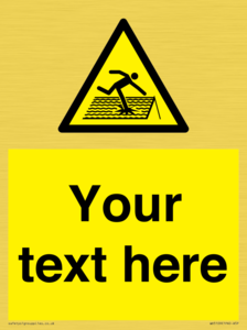 Custom Figure on Roof Sign